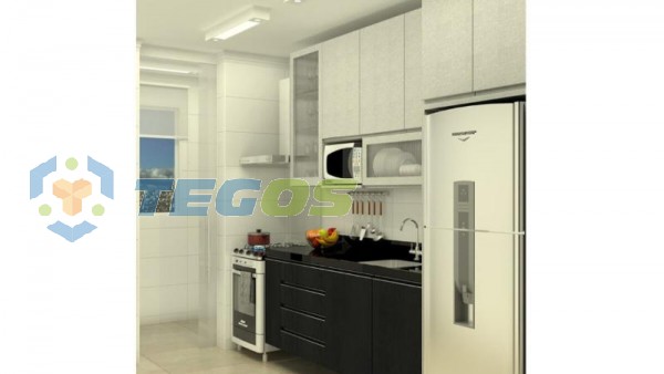 Apartamento no ED Themis em Contagem com +- 53m2, 02 quartos, elevador, piso laminado nos quartos e sala e 01 vaga demarcada sob pilotis. Foto 9